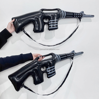 Mart PVC Pistolet Gonflable Jouets pour Enfants Garçons Lager 90CM Carnaval Partie Blow up Arme avec Logo Personnalisé