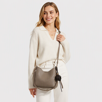 Sac à bandoulière en cuir PU pour femme, sac seau avec fermeture magnétique pour le bureau, les courses et les sorties quotidiennes