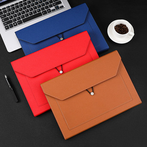 A4 A4 A4 Văn Phòng Trường Tài Liệu Lưu Trữ Túi Tổ Chức Danh Mục Đầu Tư Trường Hợp Không Thấm Nước PU Da Biểu Tượng Tùy Chỉnh Thư Mục Tập Tin - Product Image 1