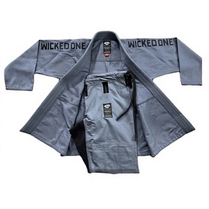 Nueva llegada por encargo Jiu Jitsu Gi conjunto de alta calidad 100% algodón últimos diseños Karate artes marciales OEM disponible - Product Image 1