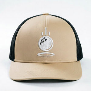 Golf-Embroidered 6-Panel Mesh Trucker Cap Trucker Cap Fishing Cap Golf Cap Perfect for Outdoor Activities - Product Image 1