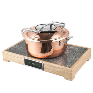 XINGPAI autres fournitures pour hôtels et restaurants chauffe-plats pour <span class=keywords><strong>buffet</strong></span> en acier inoxydable ensemble de chauffe-plats ronds - Product Image 1