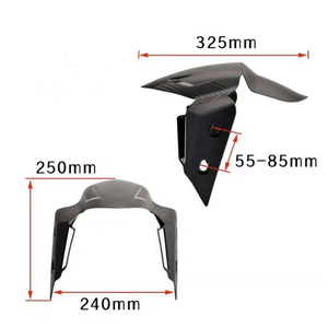 Guardabarros Trasero Estilo Carbono (Hecho en China) para Koso <span class=keywords><strong>Yamaha</strong></span> Zuma <span class=keywords><strong>125</strong></span> <span class=keywords><strong>2022</strong></span> 2024 200CC - Product Image 3