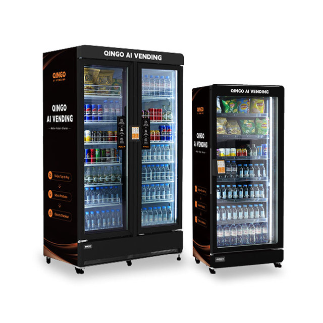 Qingo Card Tattoo Sticker Vending Machine SDK Coin/Token Payment Touchscreen Cloud-Based Management ADA Compliant 672 Bottles