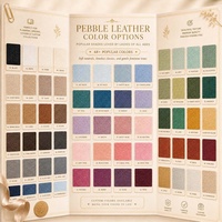 Carnet de budget Hongbo personnalisé multi-couleurs en cuir litchi souple A6 à 6 anneaux avec feuilles mobiles, idéal pour l'école ou le bureau – Cadeau parfait