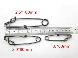 Balıkçılık kilit asılı yapış bas balıkçılık döner yapış sazan balıkçılık Pin Snaps 100 adet/torba - Product Image 4