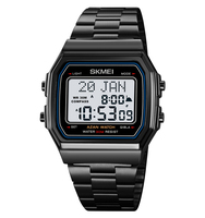 Jam Tangan Qibla Skmei Azan 2113 Perhiasan Fashion Jam Digital Mewah Jam Sholat Muslim Azan