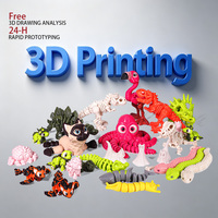 Service d'impression 3D à la demande, dinosaure articulé personnalisé T-Rex, articulations flexibles mobiles, PLA PETG, vente en gros