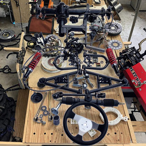 Go-Kart Modificato a Quattro Ruote in Alluminio Modello 45-1 con Sospensioni Anteriori e Posteriori, Freni a Disco, Trasmissione ad <span class=keywords><strong>Assale</strong></span>, Differenziale e Sterzo - Product Image 3