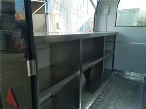 Carrito de Comida Grande con Toldo Enrollable para Café - Product Image 2