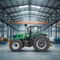 Tractor de Ruedas Diésel Huabo 3604 de 360HP, 4WD, Dirección Hidráulica, Arranque Eléctrico, Caja de Cambios, PTO 540/760, 2 Años de Garantía, para Granjas Grandes