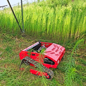 Cortacésped automático a gasolina con control remoto para bosques, granjas, parques, zonas verdes y huertos; cortacésped de orugas con control remoto. - Product Image 4