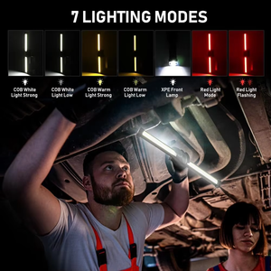 <span class=keywords><strong>Lampe</strong></span> de travail LED pliable Portable à 7 modes <span class=keywords><strong>Lampe</strong></span> de poche magnétique <span class=keywords><strong>rechargeable</strong></span> à rotation de 90 degrés Alimentation 12V DC pour le travail sur route - Product Image 3