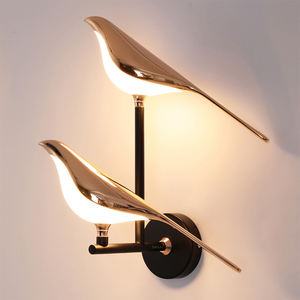 Applique murale de chevet simple et moderne pour chambre à coucher Magpie Bird Design pour salon <span class=keywords><strong>TV</strong></span> Aisle Lamp - Product Image 3