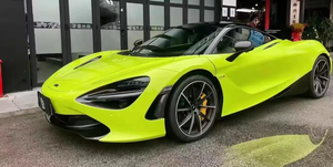 Factory owned PET automotive plastic wrap <strong>vinyl</strong> neon <strong>fluorescent</strong> green yellow transferable adhesive <strong>color</strong>-changing film - Product Image 4
