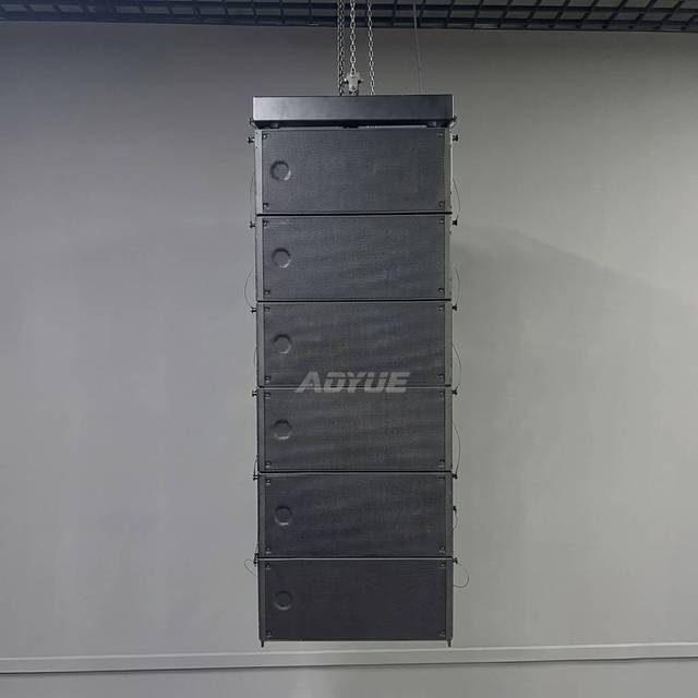 Hot Sale Professional Audio H-20A Double 10"  Powered Sound System DJ Stage Pro Audio Center Line Array Speakers