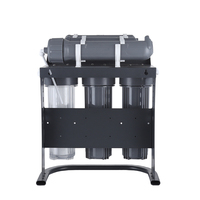 Sistema de Ósmosis Inversa de 5 Etapas, Filtro de Agua Potable Debajo del Fregadero, Fácil de Instalar, con Doble Manómetro y Autolimpieza