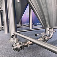 Fermenteurs coniques en acier inoxydable de qualité 500 gallons/unités/réservoir de stockage 2000l prix de vente