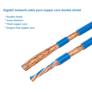 Usine 23awg 4 paires intérieur extérieur Cat6 <span class=keywords><strong>Rj45</strong></span> <span class=keywords><strong>cat</strong></span> <span class=keywords><strong>6</strong></span> Ethernet Utp Lan câble réseau 1000ft <span class=keywords><strong>prix</strong></span> du rouleau - Product Image 6