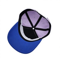 Gorra de Béisbol de 5 Paneles con Bordado en Dos Tonos, de Poliéster/Algodón, Ajustable con Cierre a Presión, para Hombre y Mujer, para Deportes al Aire Libre, Casual, Protección Solar