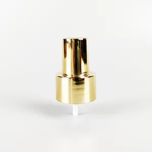 RUIPACK 28/410 metallic golden plastic mist sprayer perfume atomizer pump finger pump sprayer for cosmetic