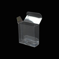 Boîte Cadeau Personnalisable en Plastique PET Rectangulaire Transparente, Matériaux Recyclés, pour Thé, Bonbons, Pâtisseries, Aliments, Boissons, Jus