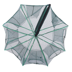 Weihe 6 lỗ tôm lồng nylon có thể gập lại cua cá bẫy đúc <span class=keywords><strong>Net</strong></span> Lưới Đánh Cá - Product Image 1