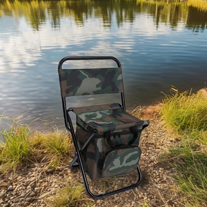 Silla de pesca con logotipo personalizado, silla de pesca portátil plegable para acampar, sillas de pesca - Product Image 2