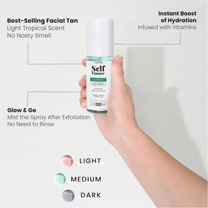 Spray autobronzant pour le visage et le corps, accélérateur de bronzage, brume autobronzante, eau autobronzante moyenne - Product Image 4