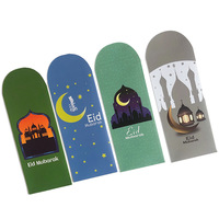 Ensemble d'enveloppes cadeaux en papier ordinaire personnalisées pour la fête de l'Eid Al-Fitr Mubarak Ramadan