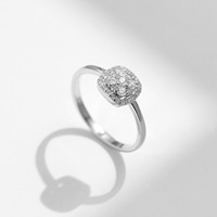 Bague de luxe en argent 925 avec moissanite taille brillant couleur D, sertie à griffes, pour femme, idéale pour fiançailles et mariage, bijoux fins étincelants et clairs