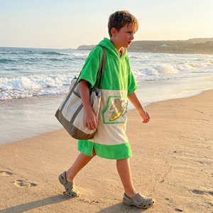 <span class=keywords><strong>Poncho</strong></span> en microfibre à capuche pour enfants, séchage rapide, été, pour la natation, le <span class=keywords><strong>surf</strong></span> et la plage - Product Image 5
