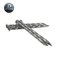 Clous en acier galvanisé de qualité supérieure à prix de gros, clous en spirale durables pour le bois, clous en acier personnalisables pour le sol