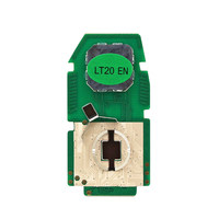 Llave Inteligente Universal Lonsdor LT20-08 para Toyota y Lexus con Chip 8A+4D, Compatible con K518ISE, K518S, KH100+, Placa de Soporte 0410 y Control Remoto