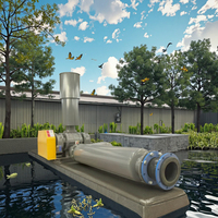 Souffleur à racines AC Haute efficacité Haute pression 82m/min Usine de vinaigre Eaux usées Certifié CE Entretien facile Montage fixe