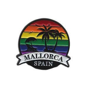 Insignia de Recuerdo de Viaje Personalizada de <span class=keywords><strong>Barcelona</strong></span>, España, Fabricante de Pins Metálicos Turísticos de la Ciudad - Product Image 2