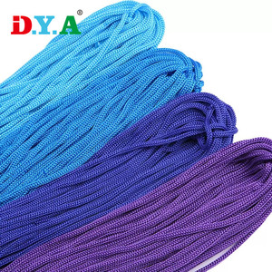 Prix de gros corde PP colorée 4mm d'épaisseur cordons tressés en polypropylène pour chaussures chapeaux vêtements - Product Image 2