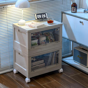 Petite boîte de rangement extra petite en plastique PP Injection pliable Organisateur pour usage domestique-pour vêtements, jouets, armoire de rangement de voiture - Product Image 3