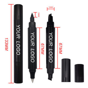 OEM/ODM <span class=keywords><strong>Eyeliner</strong></span> Timbro 2 double-sided penne alato <span class=keywords><strong>eyeliner</strong></span> liquido timbro con gomma - Product Image 4