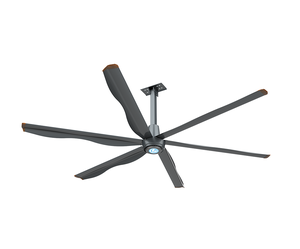 Thương mại 8ft hvls quạt trần với AC điện động cơ Core cho nhà hàng nhà máy sản xuất & kho video hỗ trợ - Product Image 1