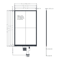Écran LCD TFT 8 pouces 800x1280 IPS panneau d'écran LCD à visualisation complète Interface MIPI 30Pin 8 "800*1280 Module d'affichage TFT