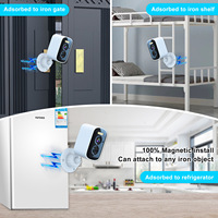 Caméra magnétique transfrontalière étanche à batterie solaire longue durée, sans fil, intelligente, avec moniteur HD Icsee, fabriquée en Chine 2