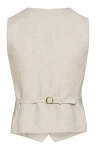 ชุดเดรสทำงานทำจากผ้าขนสัตว์สำหรับผู้หญิงมีกระดุมเป็นมิตรต่อสิ่งแวดล้อม - Product Image 3