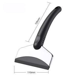 ที่ขูดน้ำแข็งและหิมะสำหรับรถยนต์ ไม่ทำลายกระจก ของใช้จำเป็นในฤดูหนาว ขนาด 25x14 ซม. ผลิตจาก ABS, สแตนเลส และ TRP - Product Image 6