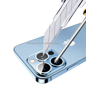 Protection d'objectif d'appareil photo pour téléphone portable, verre trempé 9H, 3D, sans bulles, étanche, anti-rayures, adhésion intégrale, fabriqué au Japon, pour modèles 14/15 - Product Image 3