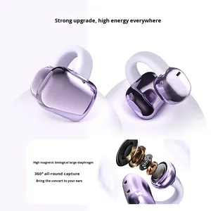 Tùy chỉnh ai dịch Tai nghe 5.3 <span class=keywords><strong>2025</strong></span> mới cho màu tím tai nghe in-ear LED tuổi thọ pin dài ANC Tai nghe không dây thể thao - Product Image 2