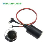 Haute qualité voiture allume-cigare Standard/Mini/Low-pro/Micro 2 chargeur câble femelle prise connecteur adaptateur câble fusible