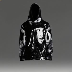 Hot Sale Custom Mens Streetwear Tapestry Hoodie Men Design <strong>Anime</strong> <strong>Jumper</strong> Clothing Carpet Patchwork Oversized Hoodie - Product Image 2