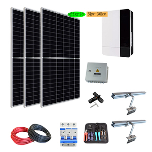 Tất cả trong một 5000 Watts nhà năng lượng mặt trời hệ thống đầy đủ gói 1kw 5KW 6KW 8KW 10KW tắt lưới toàn bộ năng lượng mặt trời hệ thống điện - Product Image 1