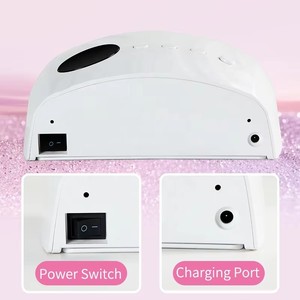 เครื่องอบเล็บ 96W ลดราคาพิเศษ แบบไร้สาย ใช้แสง UV LED ชาร์จไฟได้ - Product Image 4